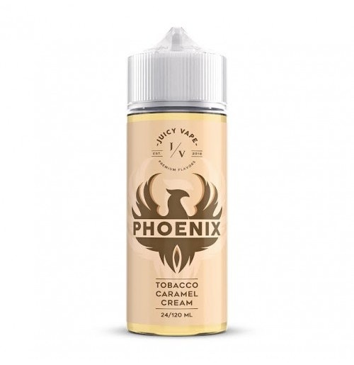 Juicy Vape Phoenix Tobacco Caramel Cream 24/120ml.
